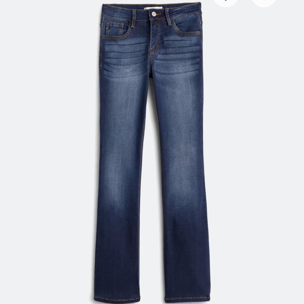 Mid Rise Bootcut Jeans. Size 8
